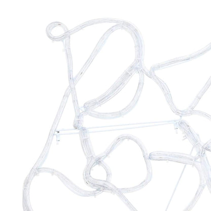 LED Kerstdecoratie Multikleur 69 x 79 cm PVC