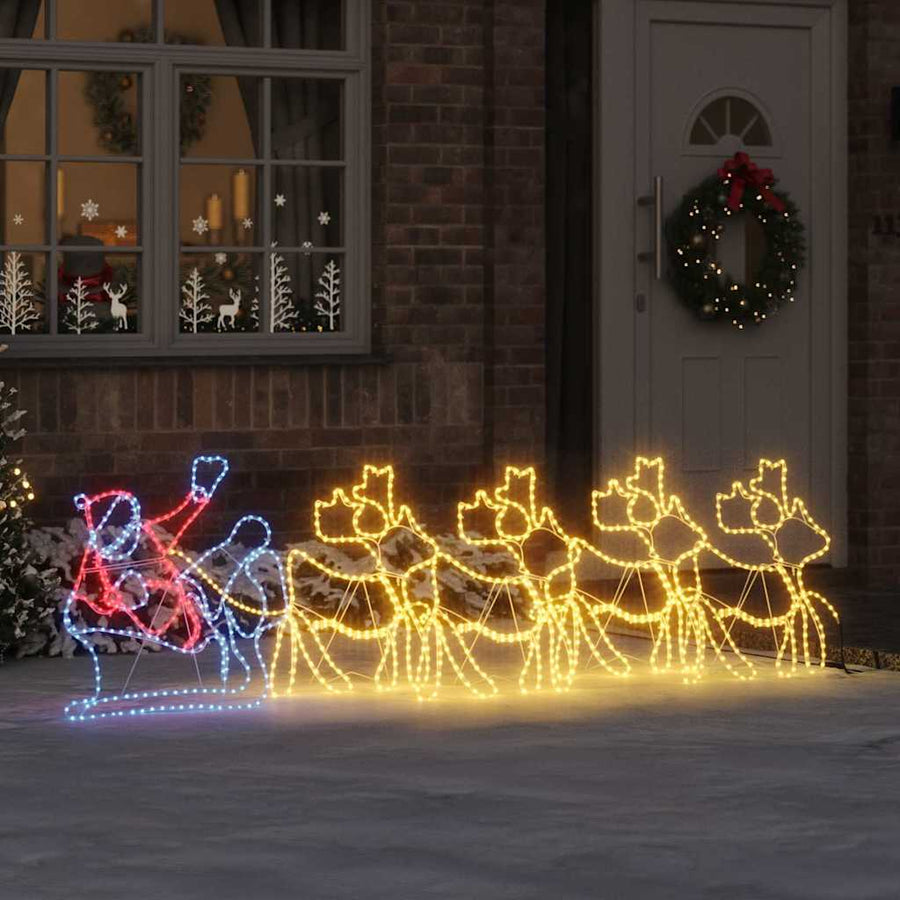 LED Kerstdecoratie Multikleur 69 x 79 cm PVC