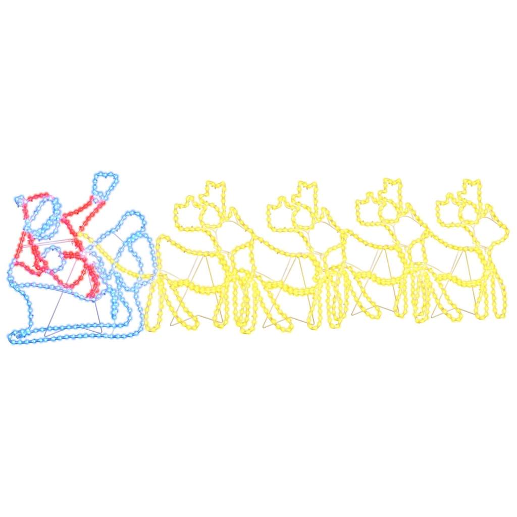 LED Kerstdecoratie Multikleur 69 x 79 cm PVC