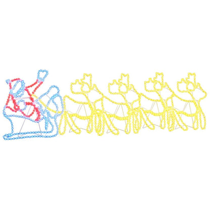 LED Kerstdecoratie Multikleur 69 x 79 cm PVC