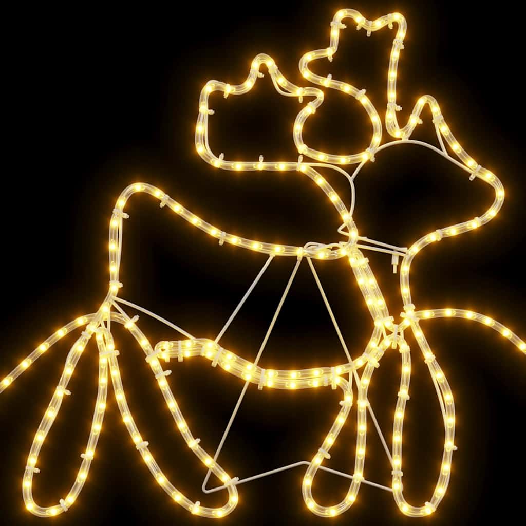 LED Kerstdecoratie Multikleur 69 x 79 cm PVC