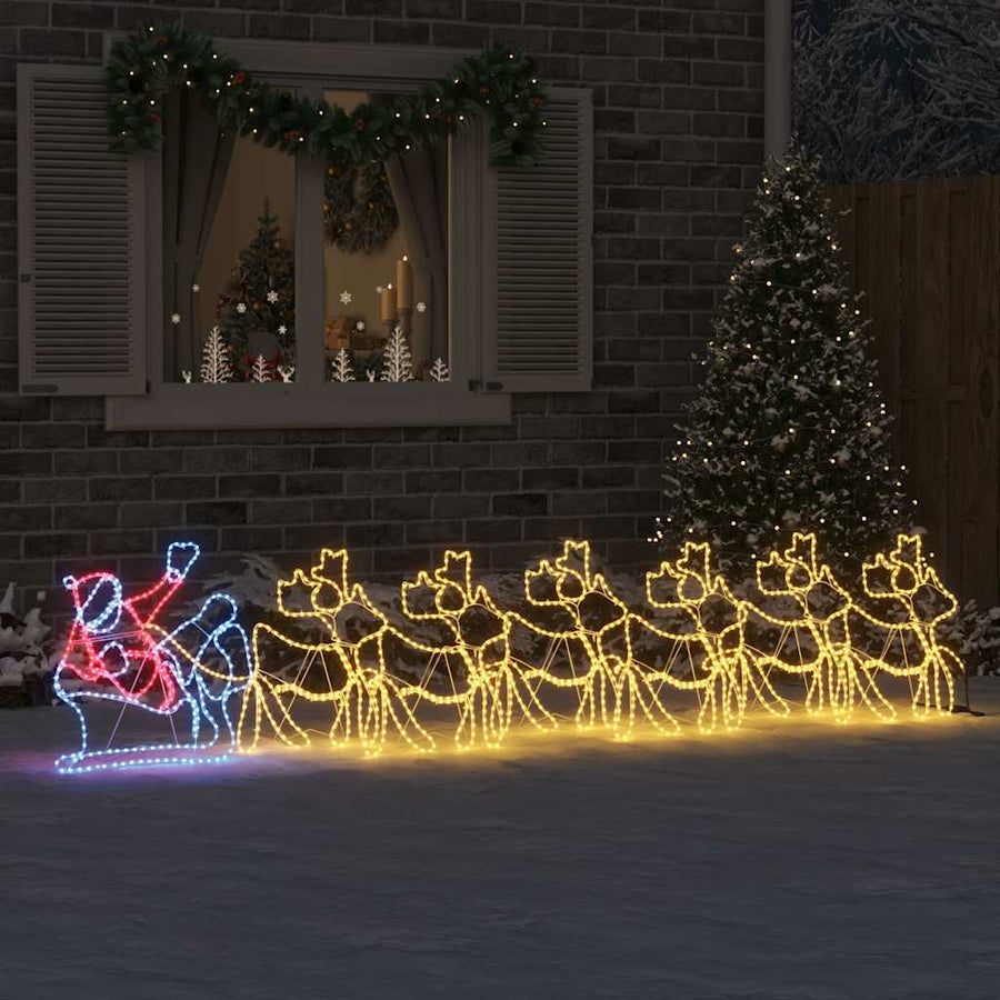 LED Kerstdecoratie Multikleur 69 x 79 cm PVC