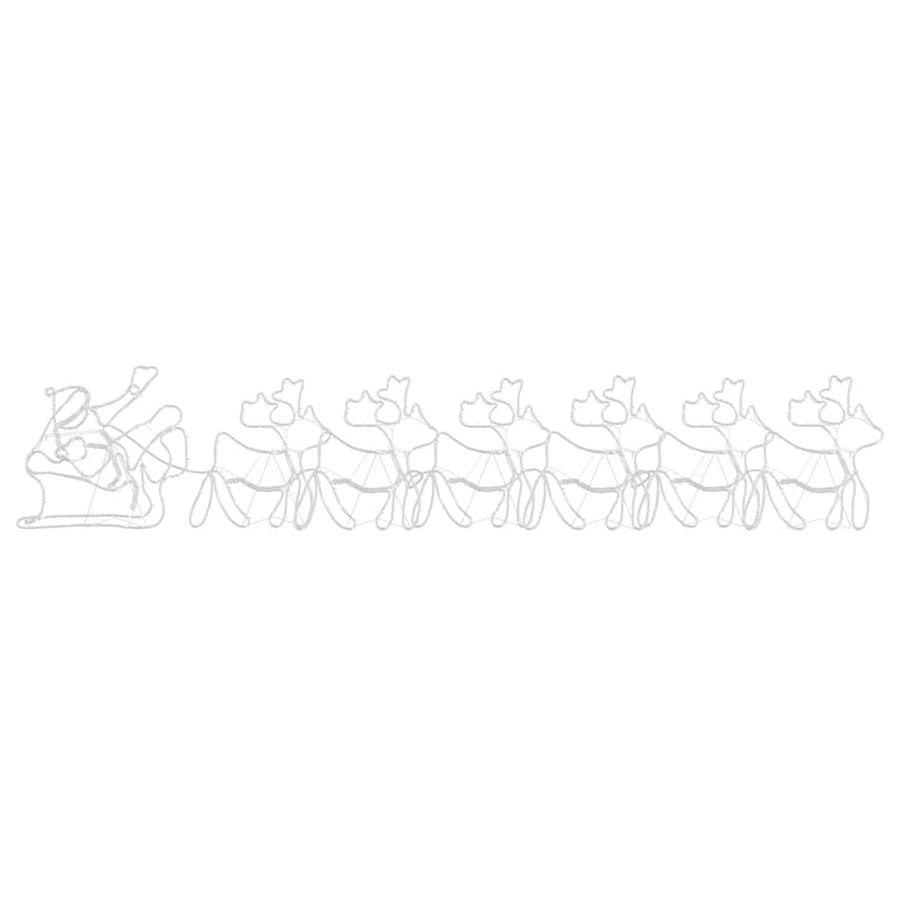 LED Kerstdecoratie Multikleur 69 x 79 cm PVC