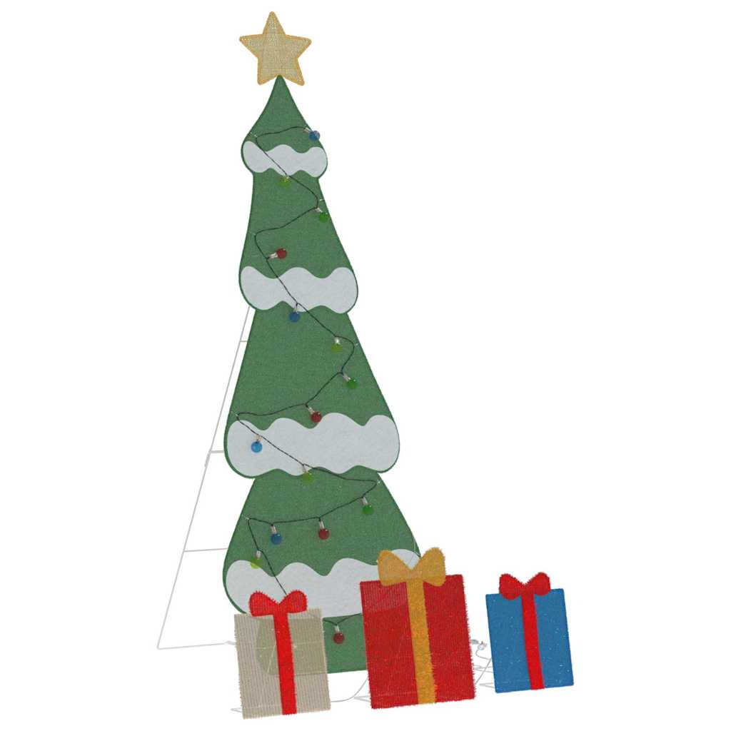Verlichte Kerstboom met 3 Cadeau Dozen 2D Warm Wit 150 cm