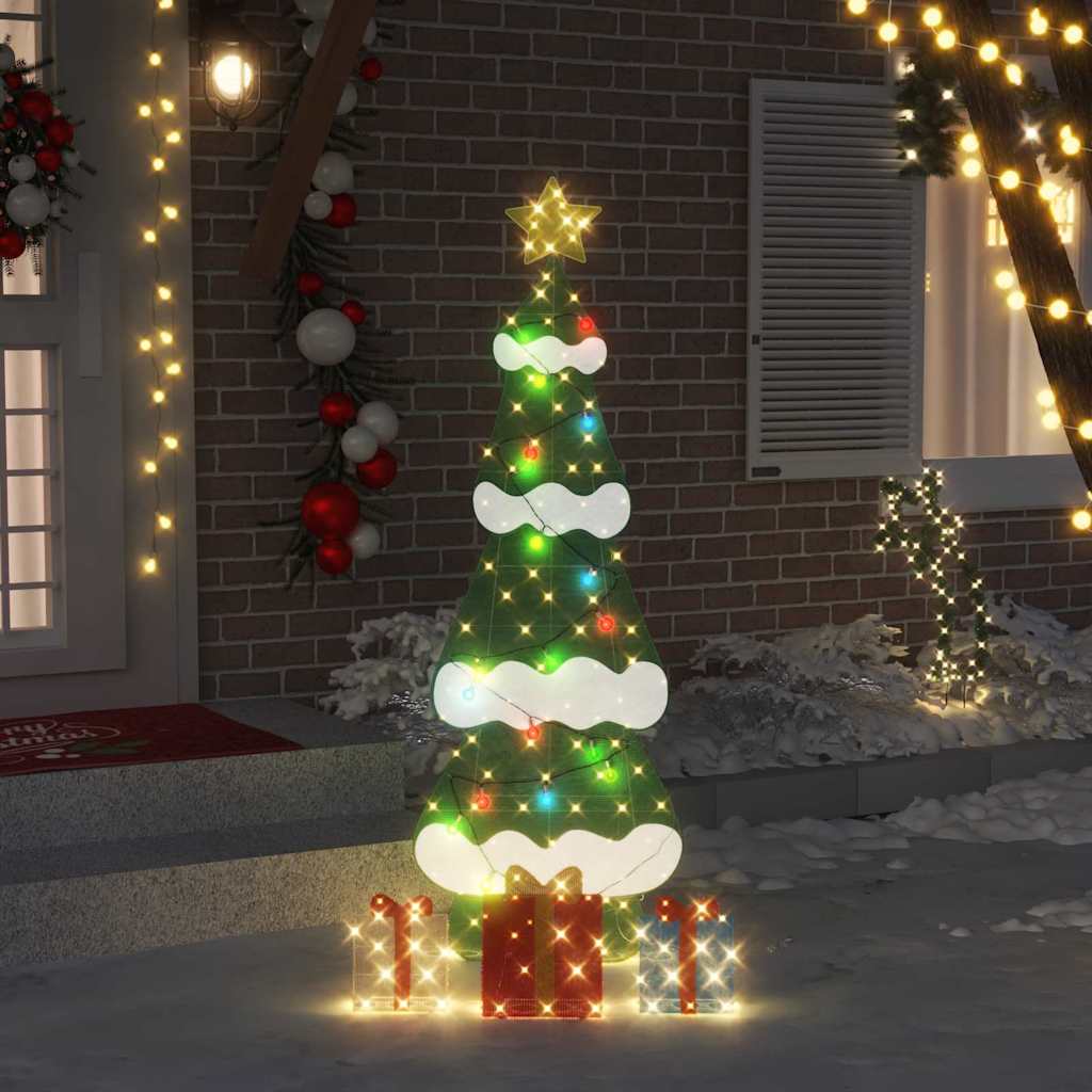 Verlichte Kerstboom met 3 Cadeau Dozen 2D Warm Wit 180 cm