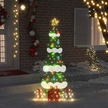 Verlichte Kerstboom met 3 Cadeau Dozen 2D Warm Wit 180 cm