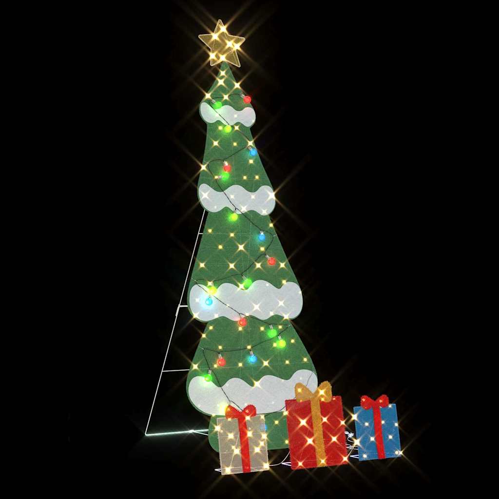 Verlichte Kerstboom met 3 Cadeau Dozen 2D Warm Wit 180 cm