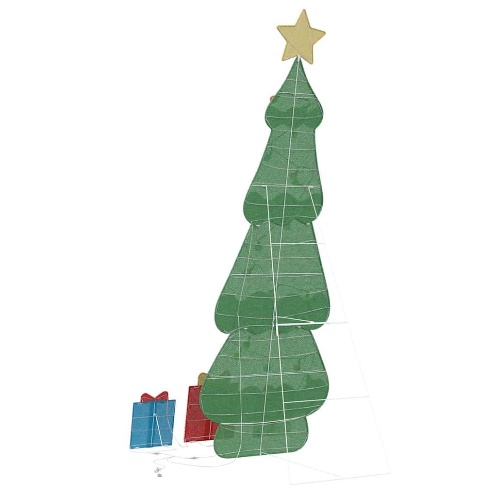 Verlichte Kerstboom met 3 Cadeau Dozen 2D Warm Wit 180 cm