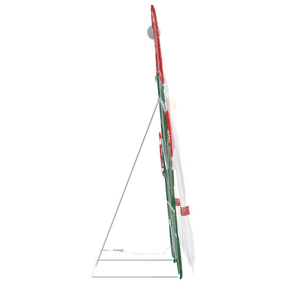 Verlichte Gnoom Warmwit 100 x 80 cm Lurexfabric