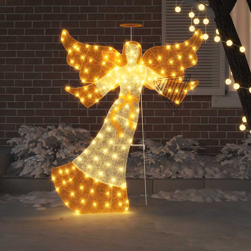 Verlichte Hoek Warmwit 116 x 29 x 158.5 cm Polyester