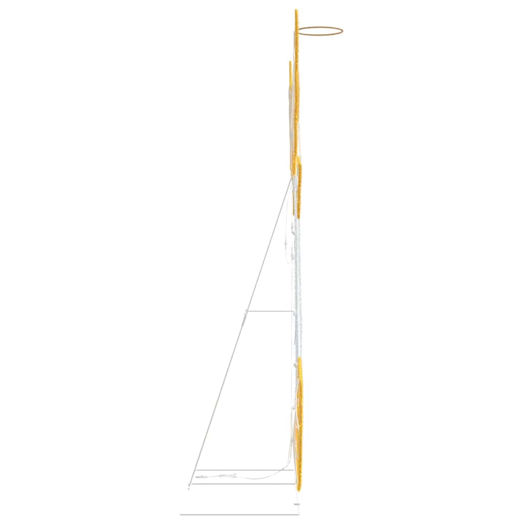 Verlichte Hoek Warmwit 116 x 29 x 158.5 cm Polyester