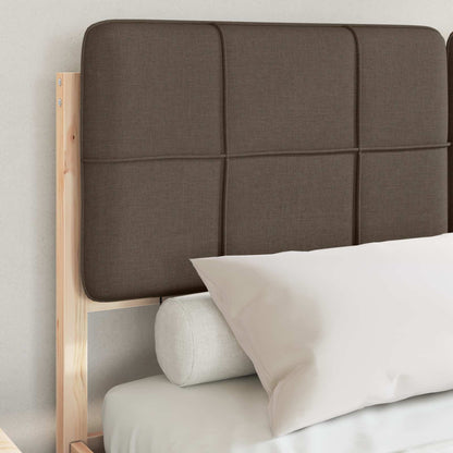 Bedframe met Gevoerd Hoofdgedeelte Taupe 150 x 200 cm