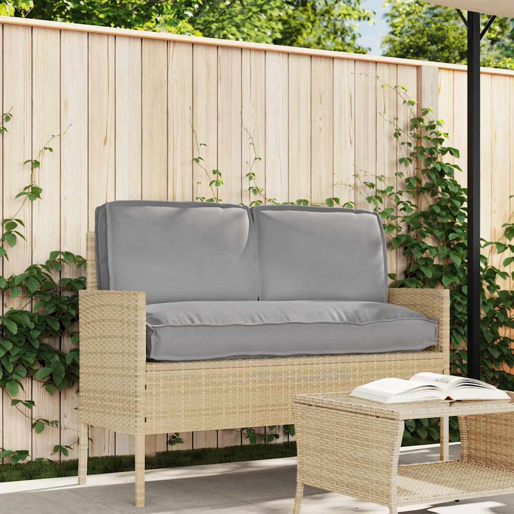 Pallet Kussen Set 3 pcs Grijs 50 x 120 x 12 cm 60 x 40 x 12 cm