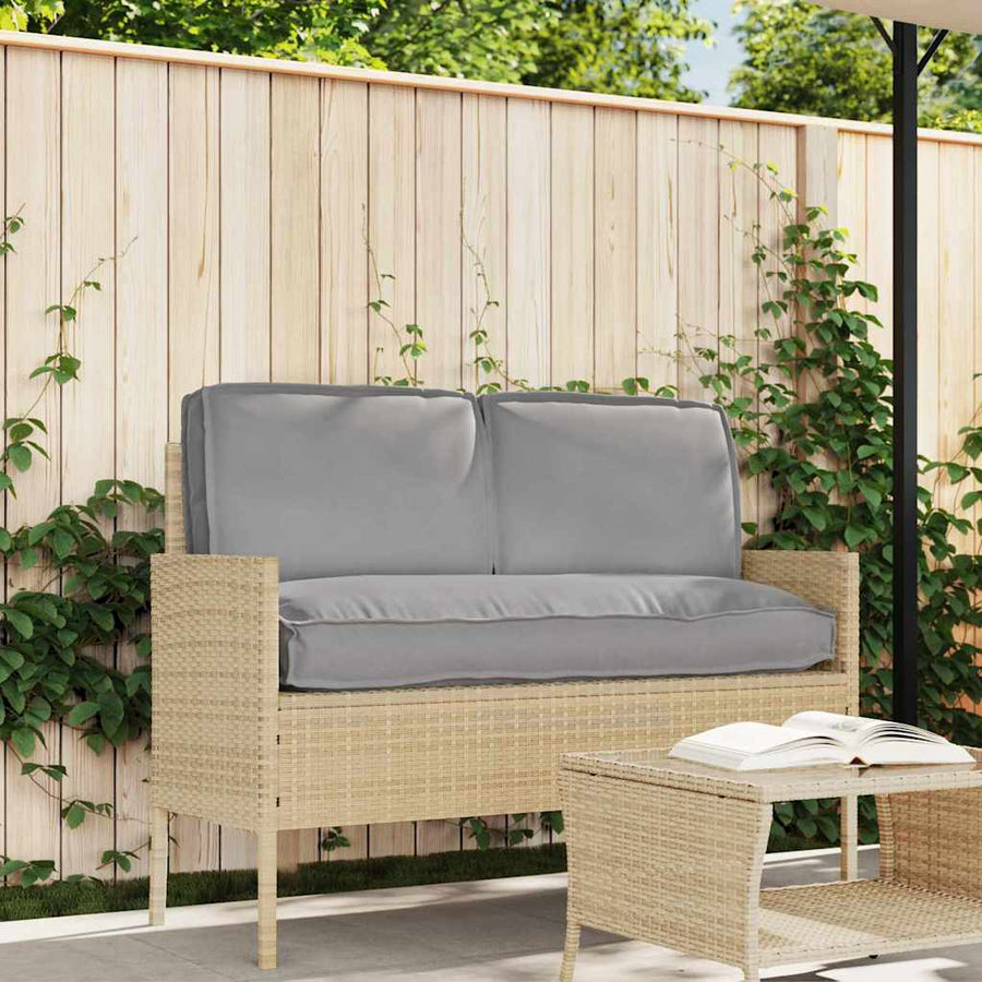 Pallet Kussen Set 3 pcs Grijs 50 x 120 x 12 cm 60 x 40 x 12 cm