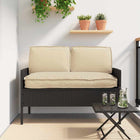 Cushion Set 3 pcs Beige Oxford Fabric