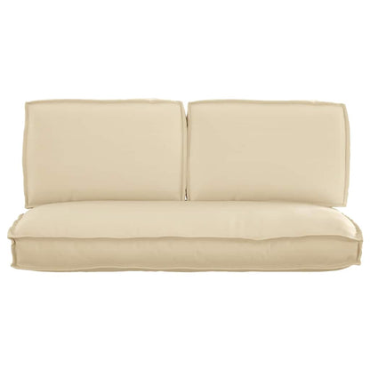 Pallet Kussen Set 3 pcs Beige 50 x 120 x 12 cm 60 x 40 x 12 cm