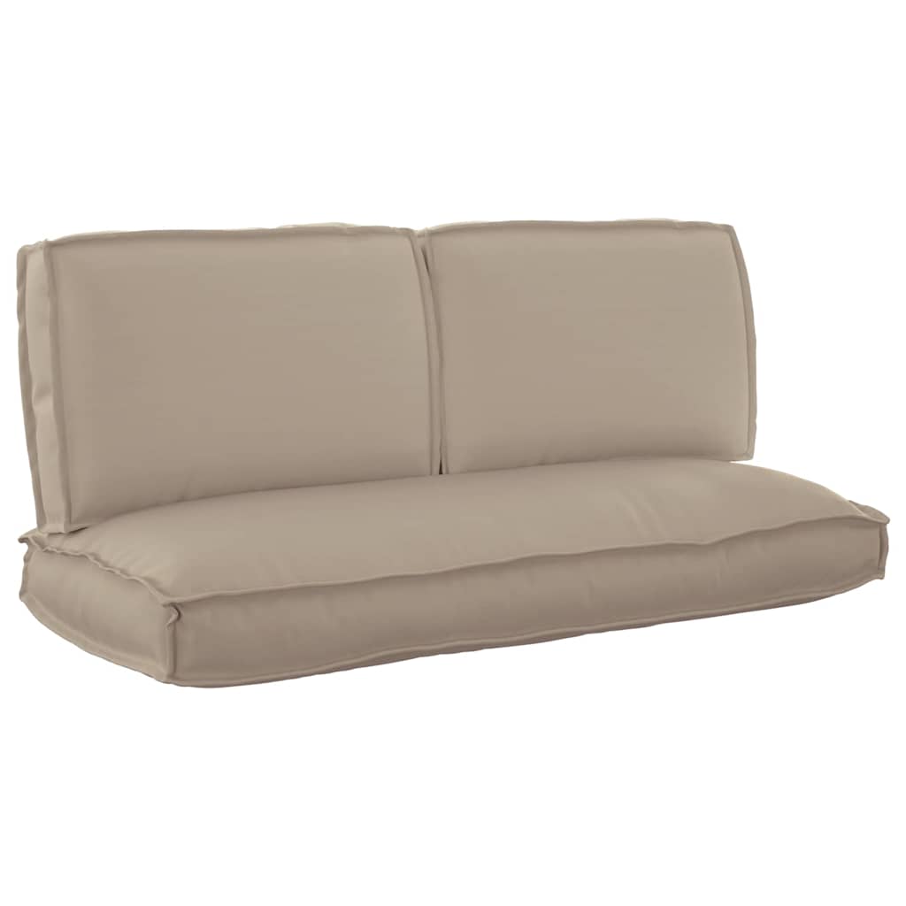 Pallet Kussen Set 3 pcs Taupe 50 x 120 x 12 cm 60 x 40 x 12 cm