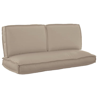 Pallet Kussen Set 3 pcs Taupe 50 x 120 x 12 cm 60 x 40 x 12 cm