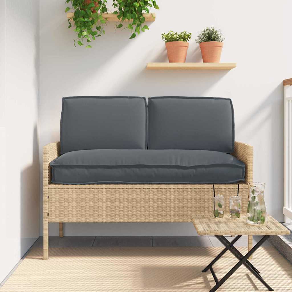 Pallet Kussen Set 3 pcs Antraciet 60x120x12cm 60 x 40 x 12 cm