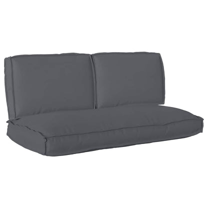 Pallet Kussen Set 3 pcs Antraciet 60x120x12cm 60 x 40 x 12 cm