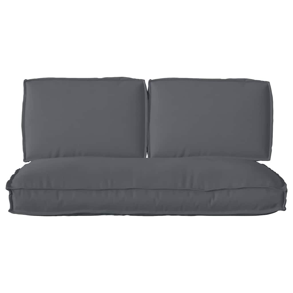 Pallet Kussen Set 3 pcs Antraciet 60x120x12cm 60 x 40 x 12 cm