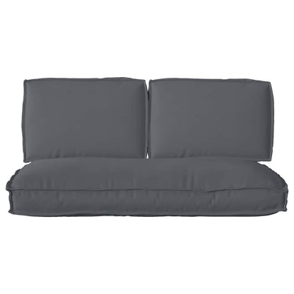 Pallet Kussen Set 3 pcs Antraciet 60x120x12cm 60 x 40 x 12 cm