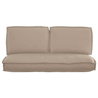 Pallet Kussen Set 3 pcs Taupe 60x120x12cm 60 x 40 x 12 cm