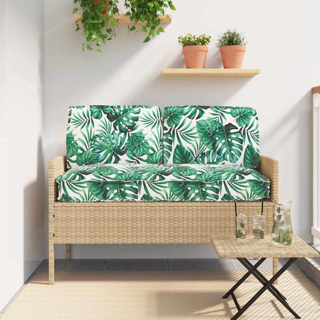Pallet Kussen Set Met Kussen 3 Pcs 120 X 60 X 12 Cm Bladpatroon