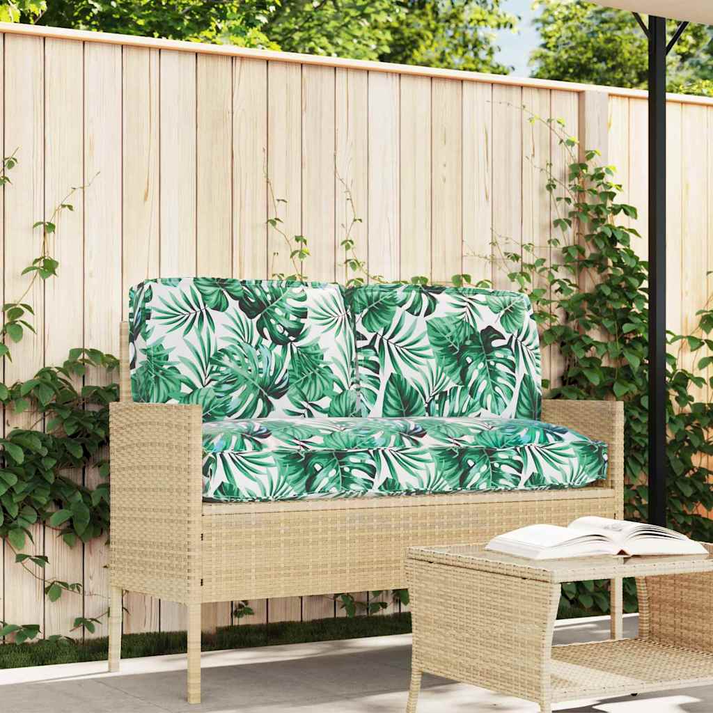 Pallet Kussen Set Met Kussen 3 Pcs 120 X 60 X 12 Cm Bladpatroon
