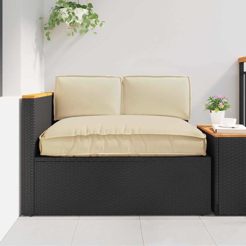Pallet Kussen Set 3 pcs Beige 120 x 12 x 80 cm 60 x 40 x 12 cm