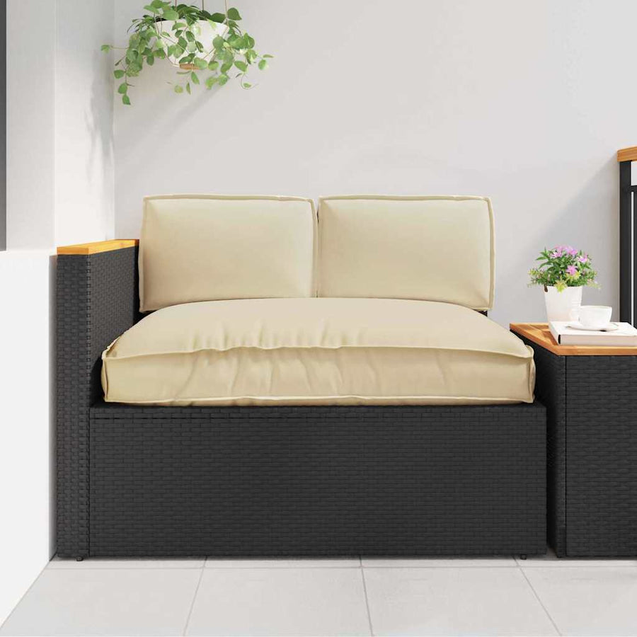 Pallet Kussen Set 3 pcs Beige 120 x 12 x 80 cm 60 x 40 x 12 cm