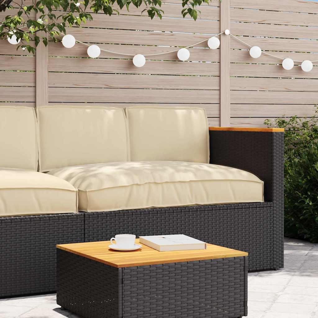 Pallet Kussen Set 3 pcs Beige 120 x 12 x 80 cm 60 x 40 x 12 cm
