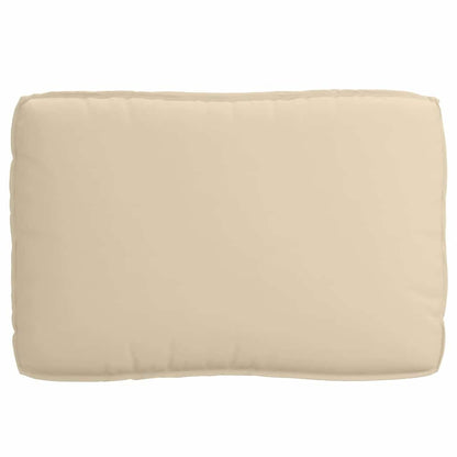 Pallet Kussen Set 3 pcs Beige 120 x 12 x 80 cm 60 x 40 x 12 cm