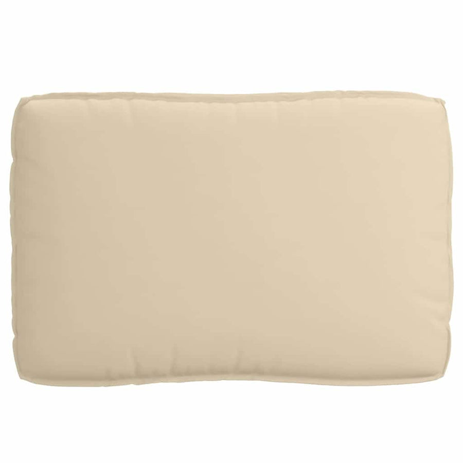 Pallet Kussen Set 3 pcs Beige 120 x 12 x 80 cm 60 x 40 x 12 cm