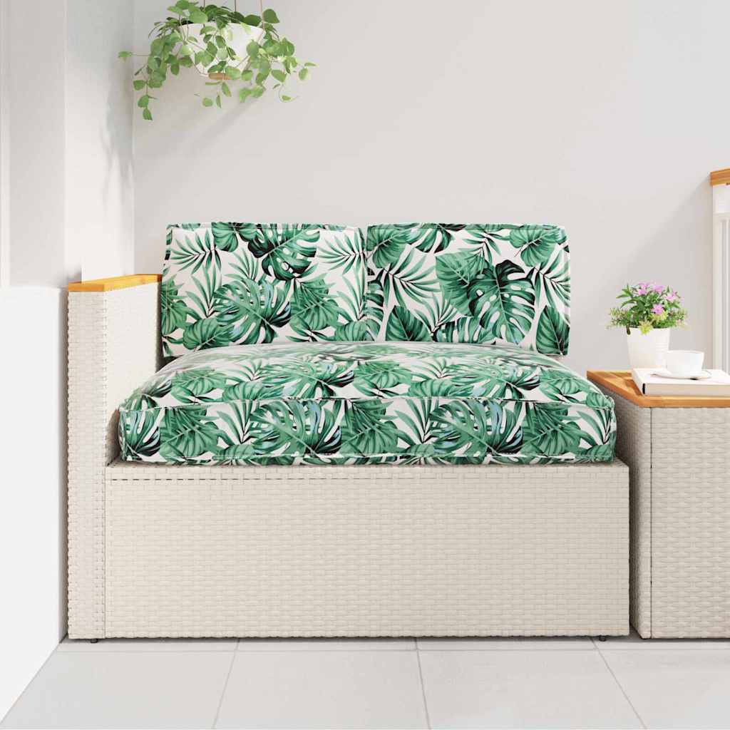 Pallet Kussen Set Met Kussen 3 Pcs 120 X 80 X 12 Cm Bladpatroon
