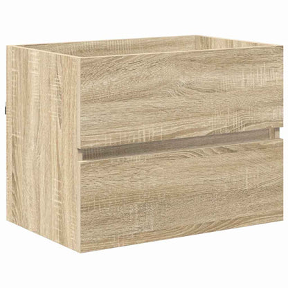 Badkamermeubelset met lade met opslag Sonoma Eiken Bewerkt hout