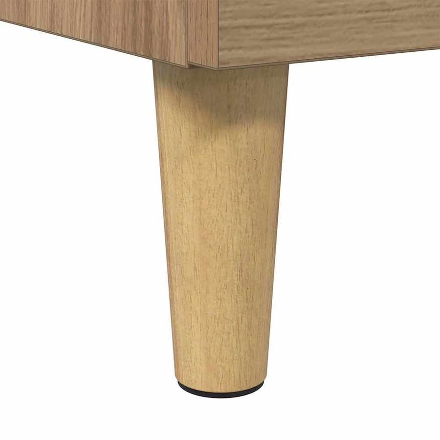 Bedkast met lade Artisan Eiken 40 x 35 x 50 cm Bewerkt hout