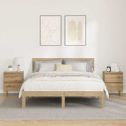 Nachtkastje 40x35x50 cm bewerkt hout artisan eiken