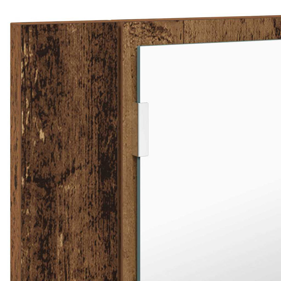 Badkamer spiegelkast Oud Hout 80 x 12 x 45 cm Bewerkt hout