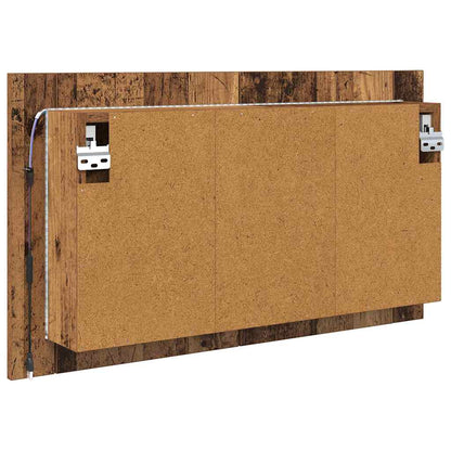 Badkamer spiegelkast Oud Hout 80 x 12 x 45 cm Bewerkt hout