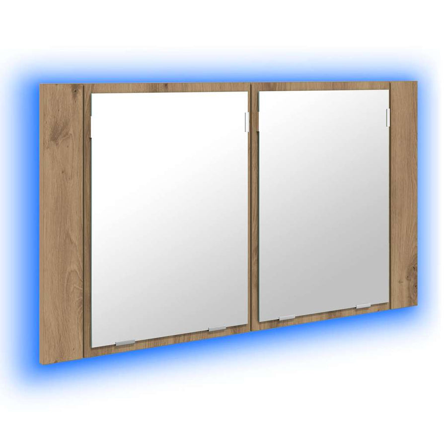Badkamer spiegelkast Artisan Eiken 80 x 12 x 45 cm Bewerkt hout