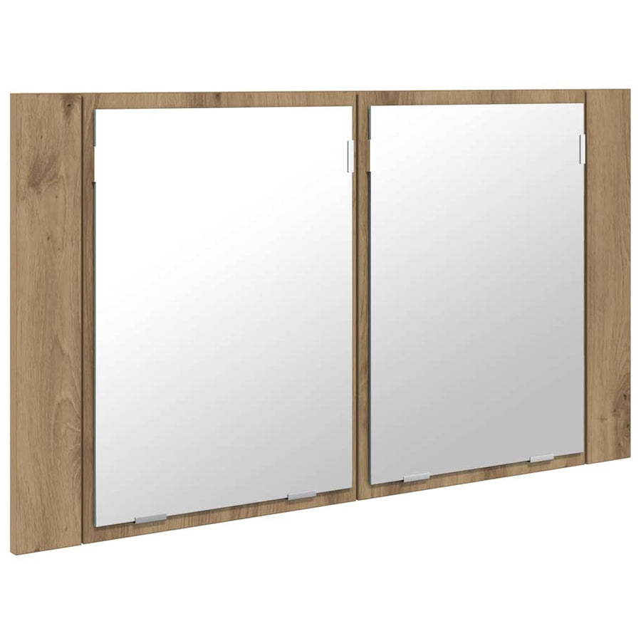 Badkamer spiegelkast Artisan Eiken 80 x 12 x 45 cm Bewerkt hout