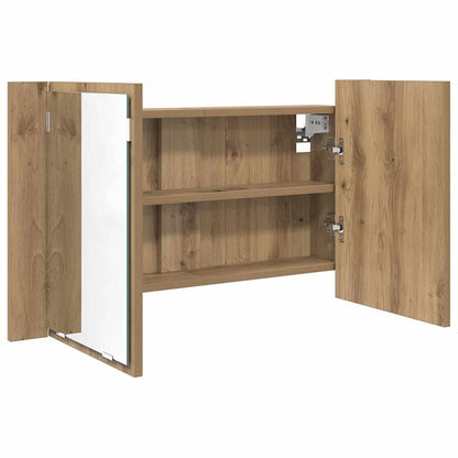 Badkamer spiegelkast Artisan Eiken 80 x 12 x 45 cm Bewerkt hout