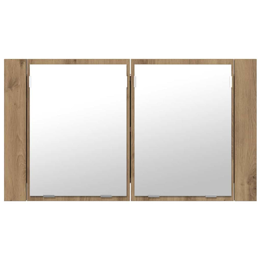 Badkamer spiegelkast Artisan Eiken 80 x 12 x 45 cm Bewerkt hout