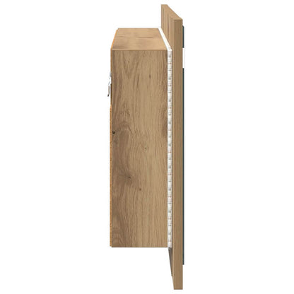 Badkamer spiegelkast Artisan Eiken 80 x 12 x 45 cm Bewerkt hout