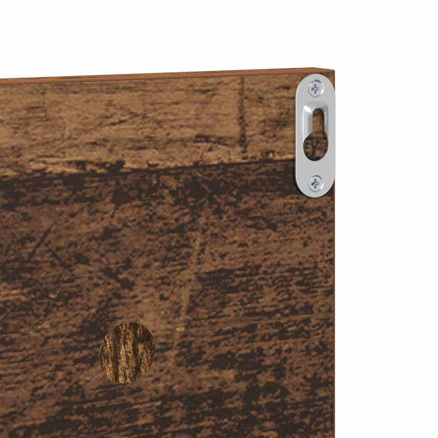 Wandplanken 4 pcs Oud Hout 80 x 11,5 x 18 cm Bewerkt hout