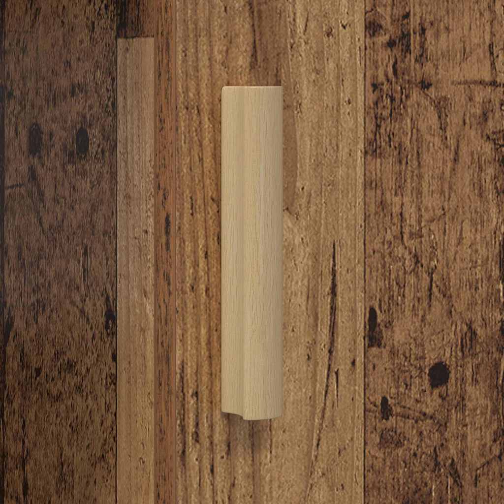 Bureau met plank Oud Hout 140 x 50 x 75 cm Bewerkt hout