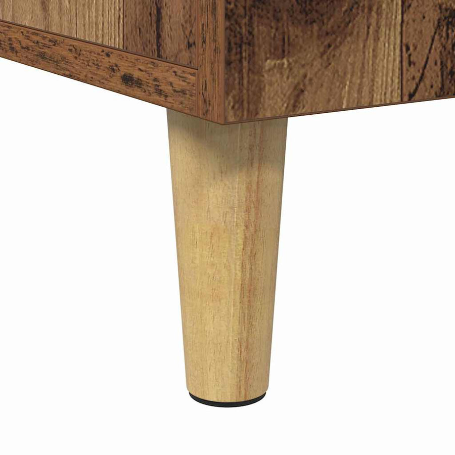 Bureau met plank Oud Hout 140 x 50 x 75 cm Bewerkt hout