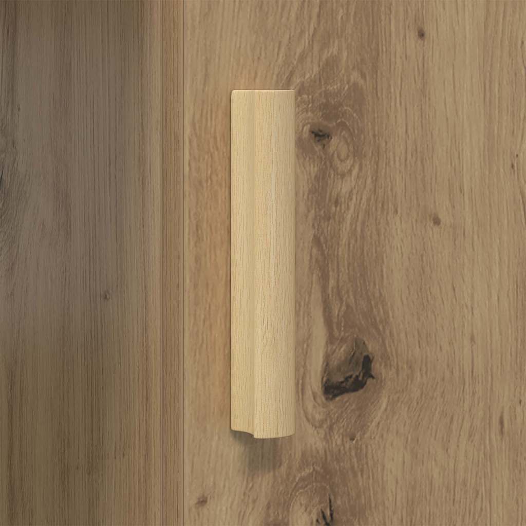 Bureau met plank Artisan Eiken 140 x 50 x 75 cm Bewerkt hout