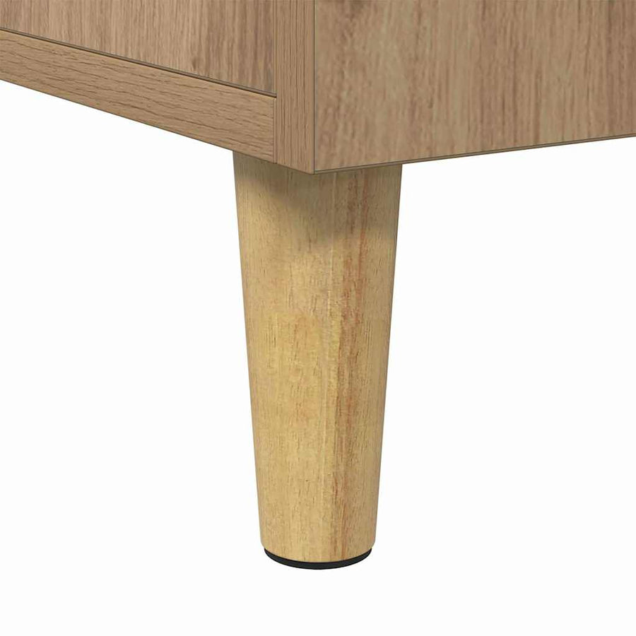 Bureau met plank Artisan Eiken 140 x 50 x 75 cm Bewerkt hout